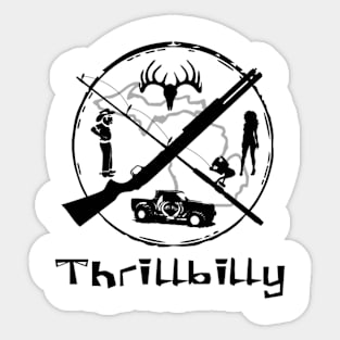 Thrillbilly Coat Of Arms Sticker